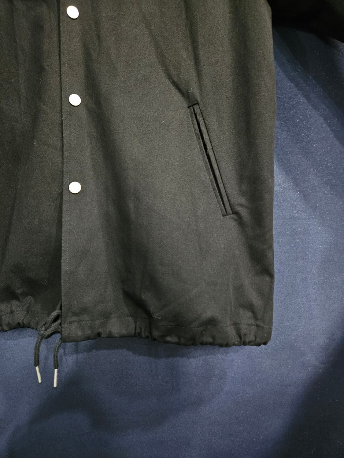 더블제이 프린팅 블랙 남성 세미오버핏 100 데님자켓  상품이미지6