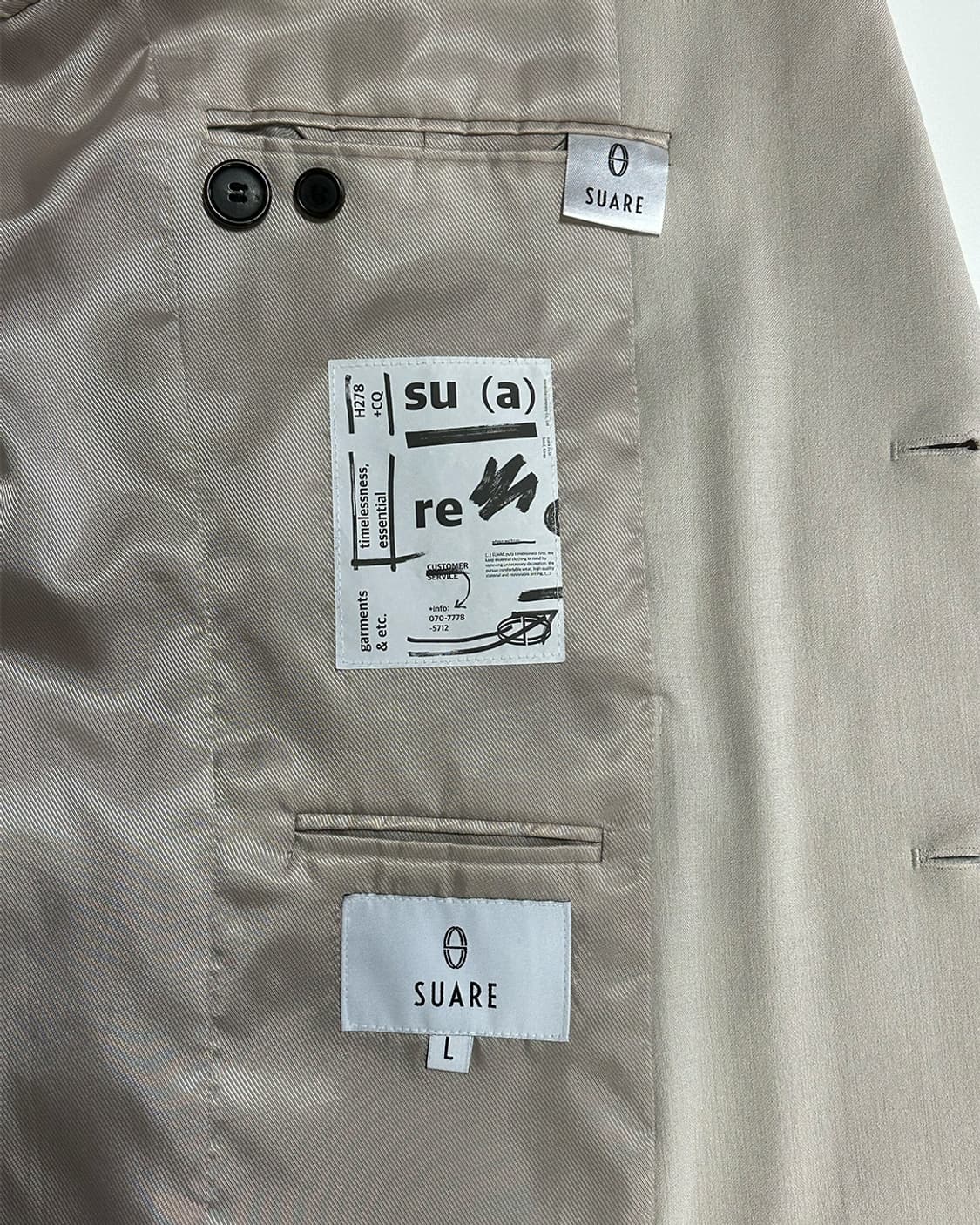 수아레 린넨 자켓 상품이미지4