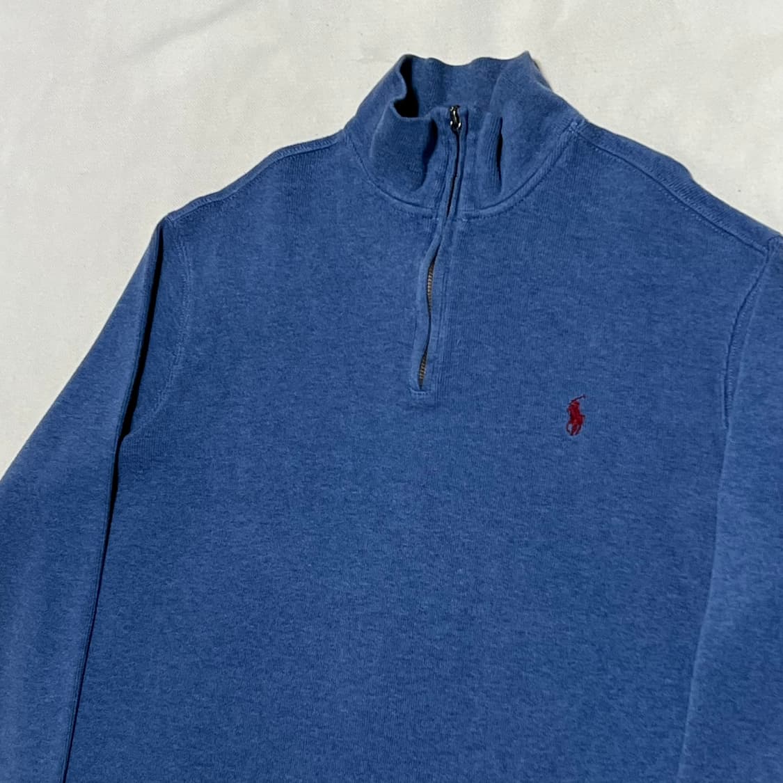 L 폴로랄프로렌 코튼 반집업 니트 상품이미지1