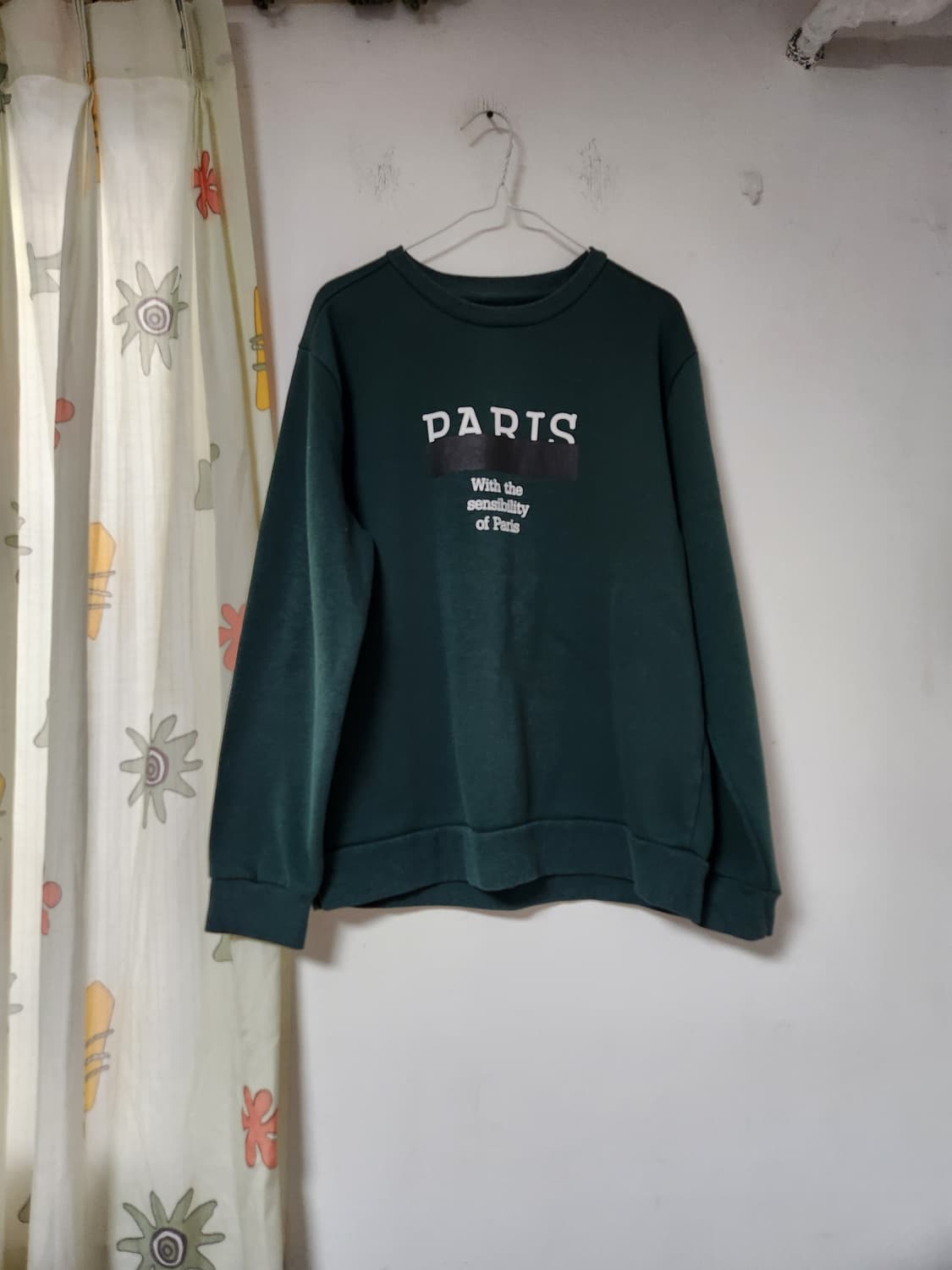 PARTS 기모 그린 맨투맨 티셔츠XL 상품이미지1