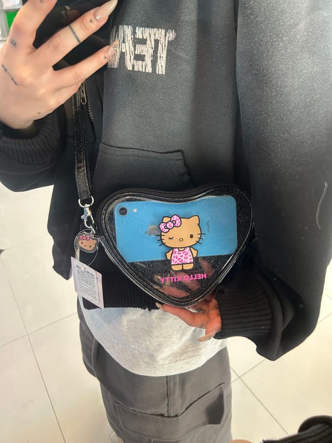 HJELLO KITTY CLEAR SHOULDER BAG 헬로키티 숄더백 상품이미지1