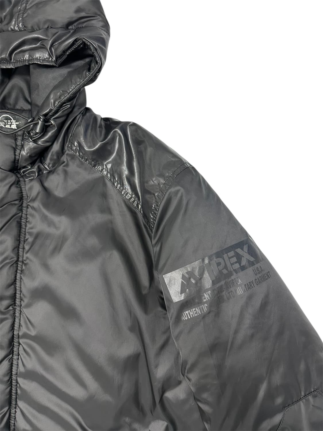 Avirex Nylon Hooded Parka (Black) 상품이미지6