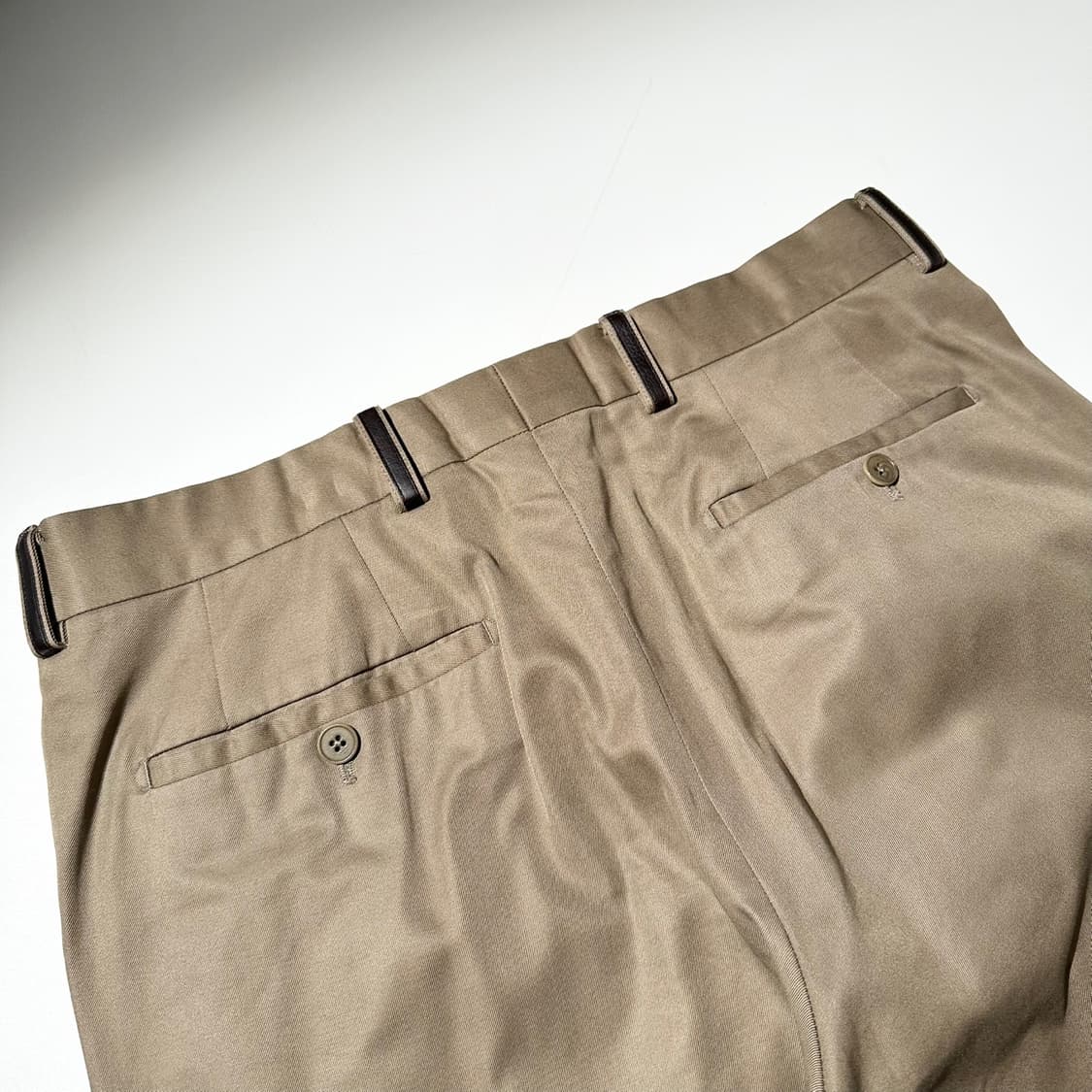 에르메스 레더 트림 코튼 치노 팬츠 상품이미지7