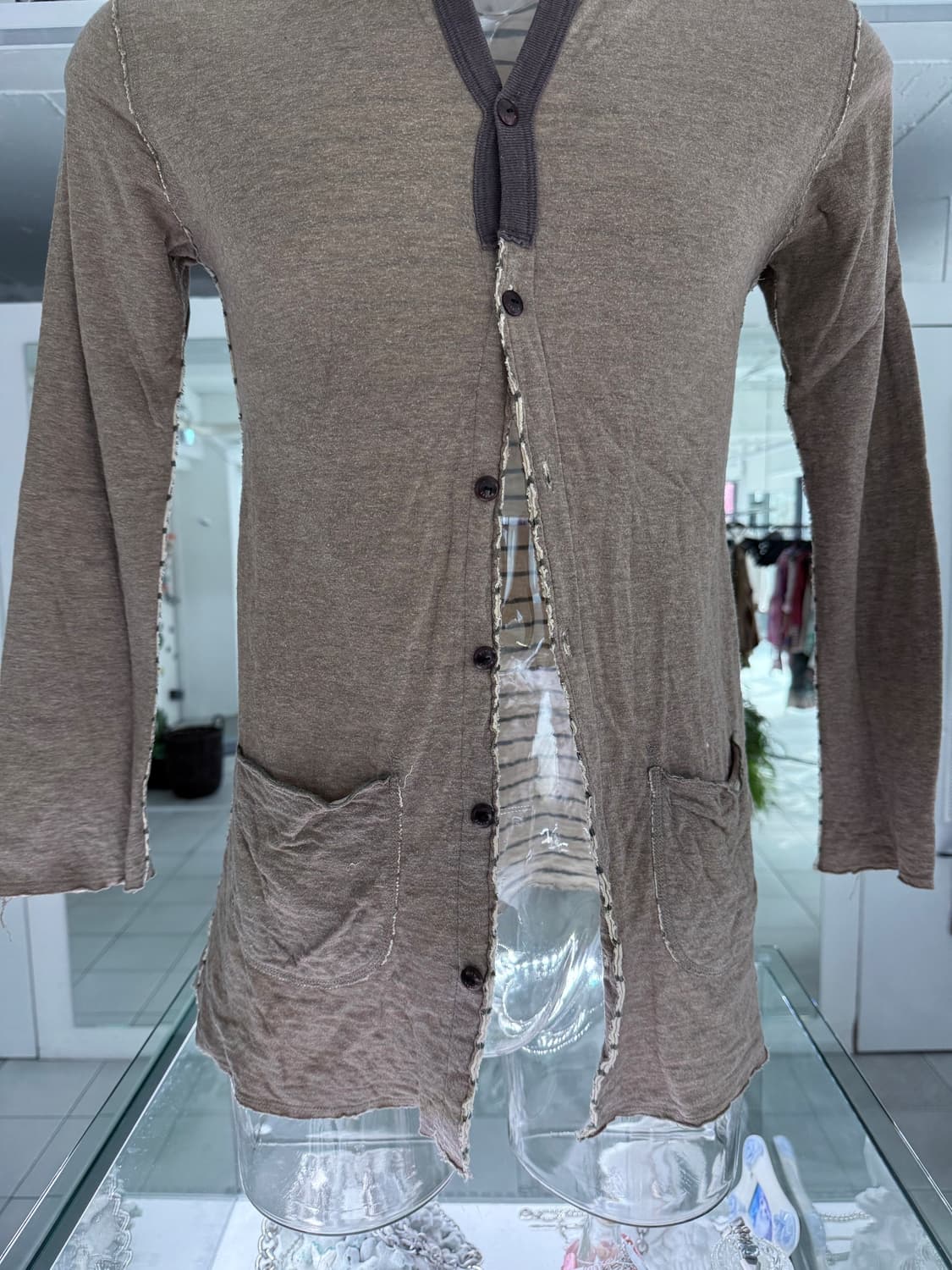 hooded long cardigan 상품이미지3