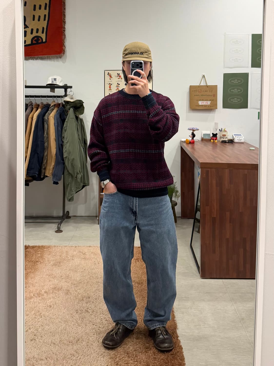 70-80s Pendleton 펜들턴 버진 울 노르딕 니트 (USA) 상품이미지2