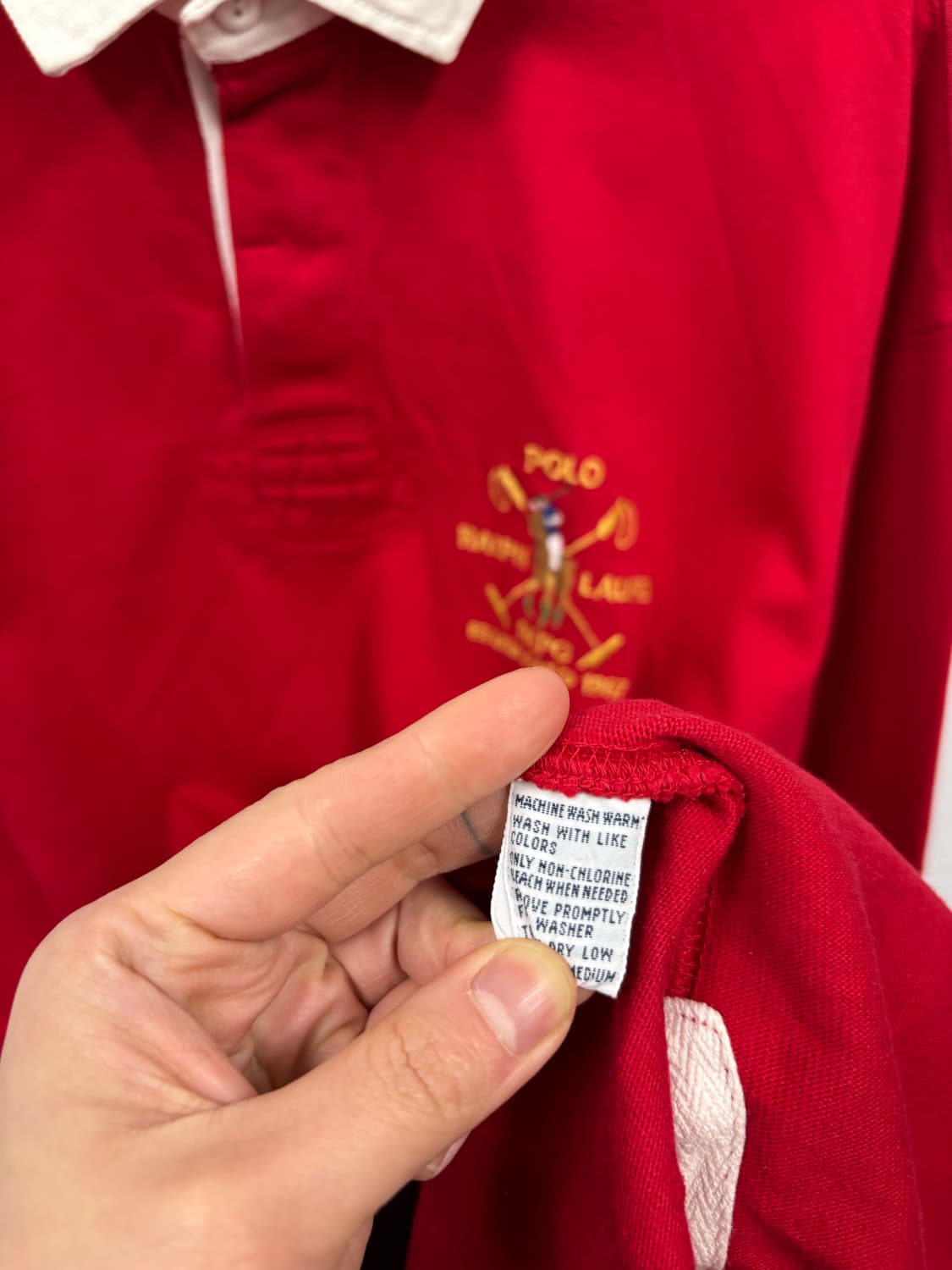 폴로랄프로렌 00s 럭비카라티  상품이미지5