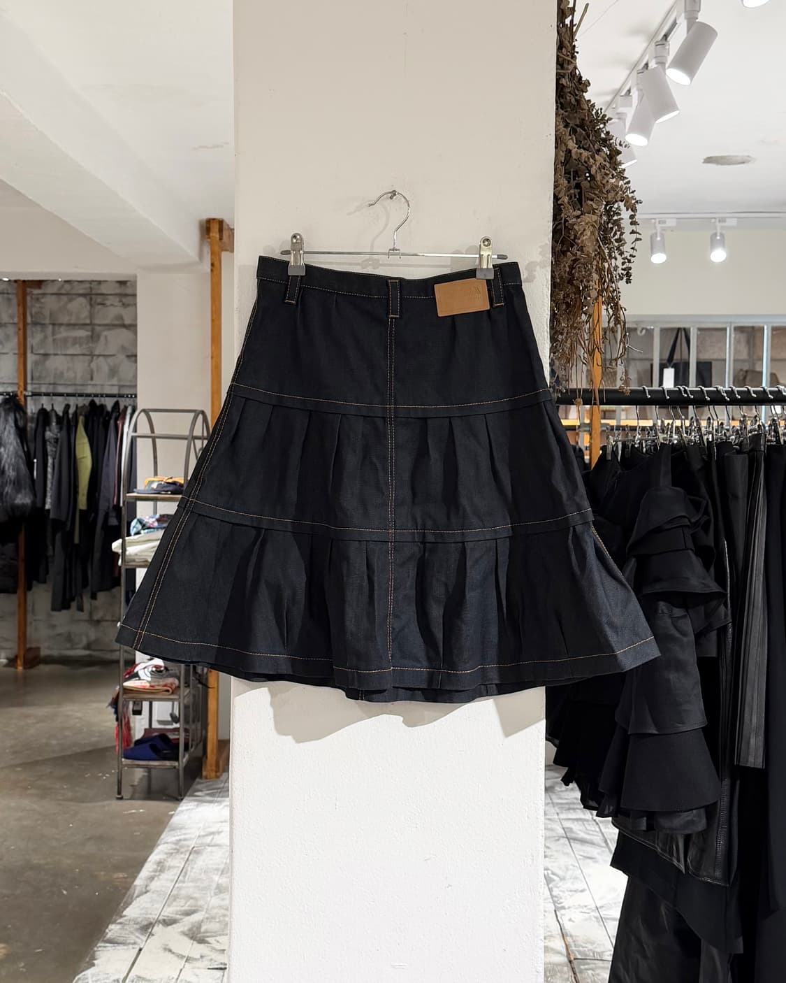 소니아 리키엘 데님 플레어 미디 스커트 상품이미지4