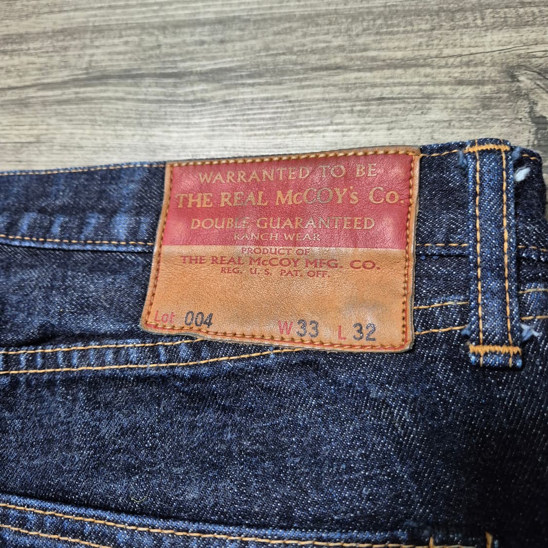 REAL MCCOY'S LOT.O04 DENIM 상품이미지4