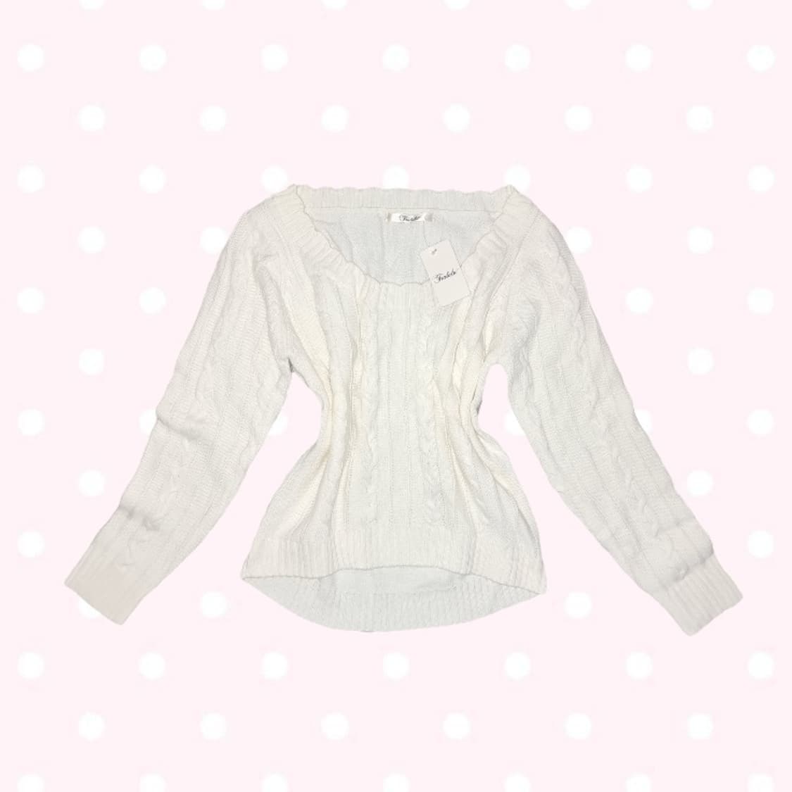 (새상품) tralala 트랄라라 바닐라 니트 히메갸루라떼갸루 리즈리사계 상품이미지4