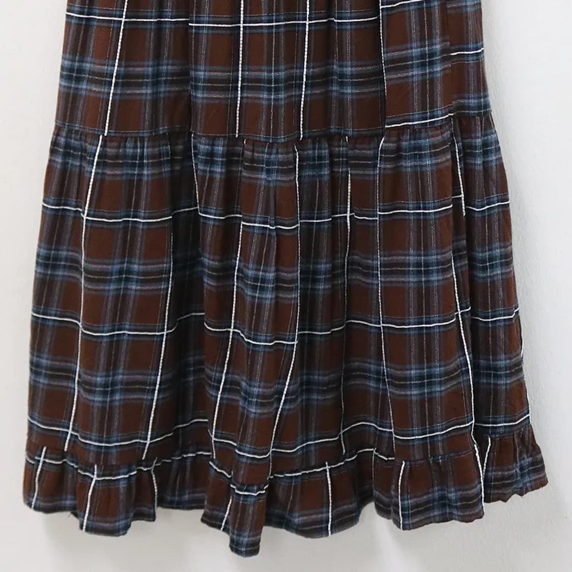 체크 캉캉 롱 스커트 67124 상품이미지6