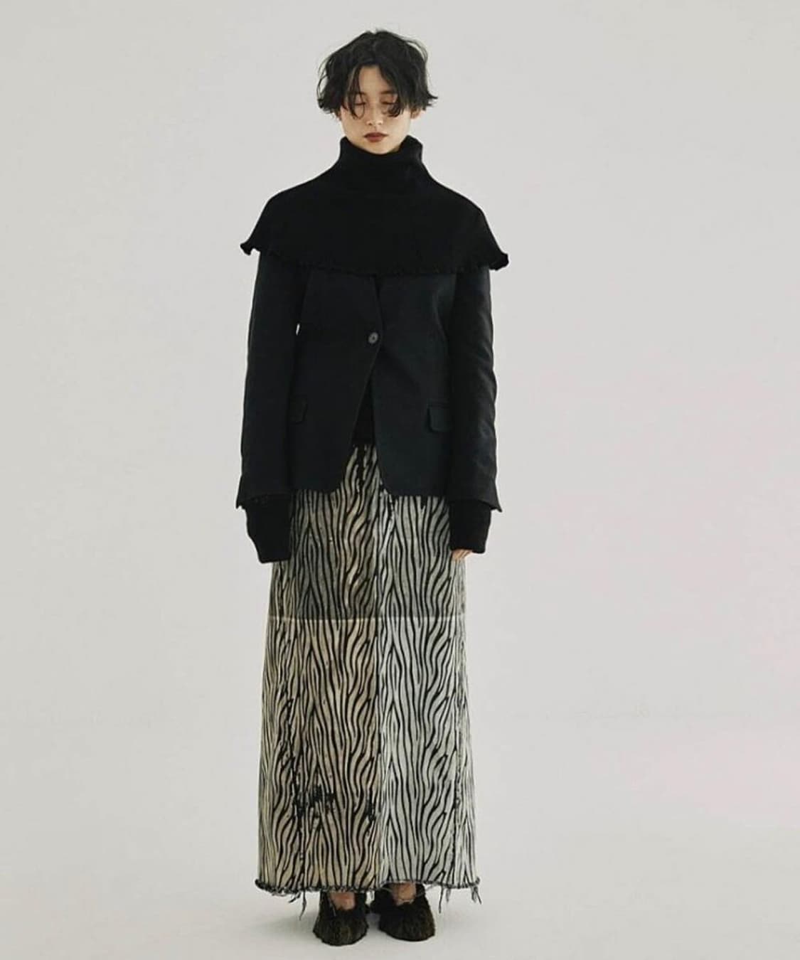 77circa print skirt 상품이미지2