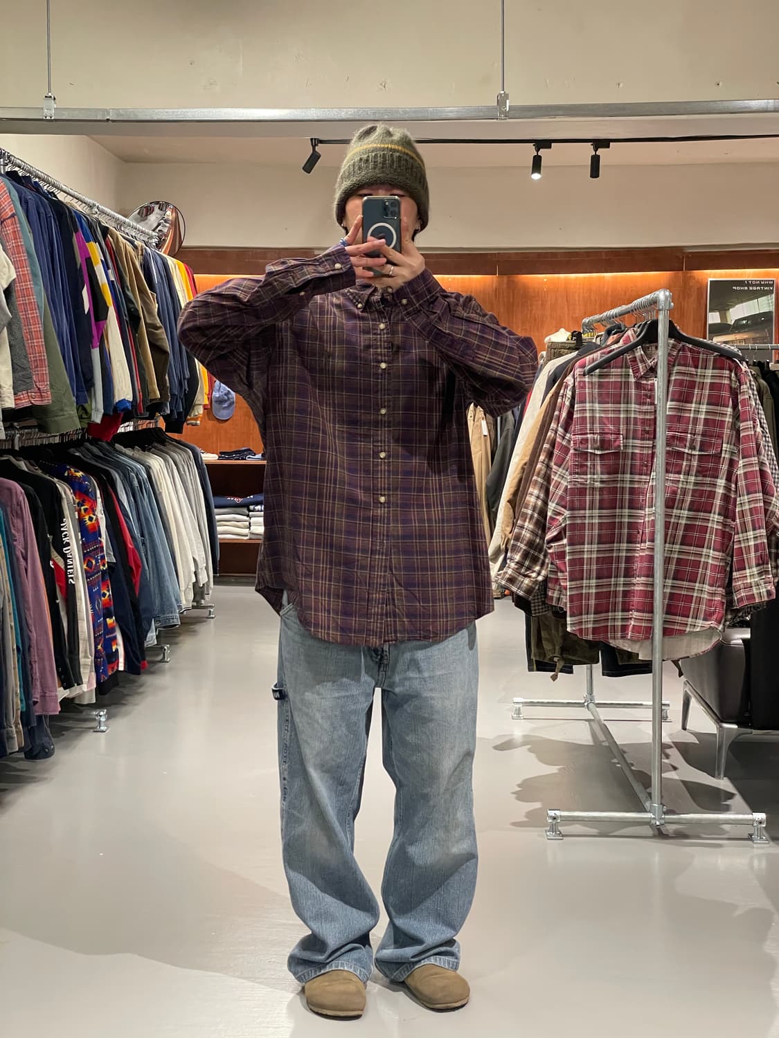 폴로 랄프 로렌 체크 셔츠   상품이미지4