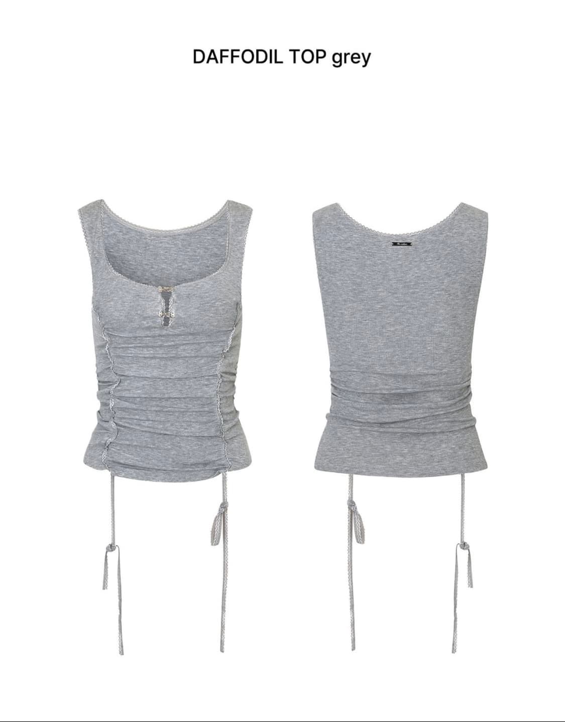 페인오어플레저 DAFFODIL TOP grey 상품이미지3