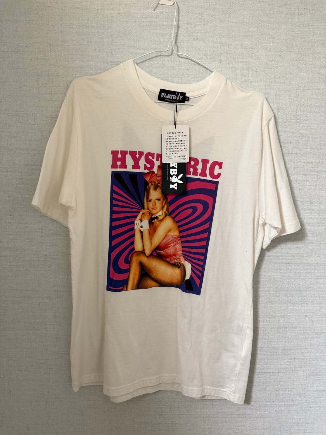 HYSTERIC GLAMOUR × PLAYBOY  콜라보 그래픽 티셔츠 상품이미지1
