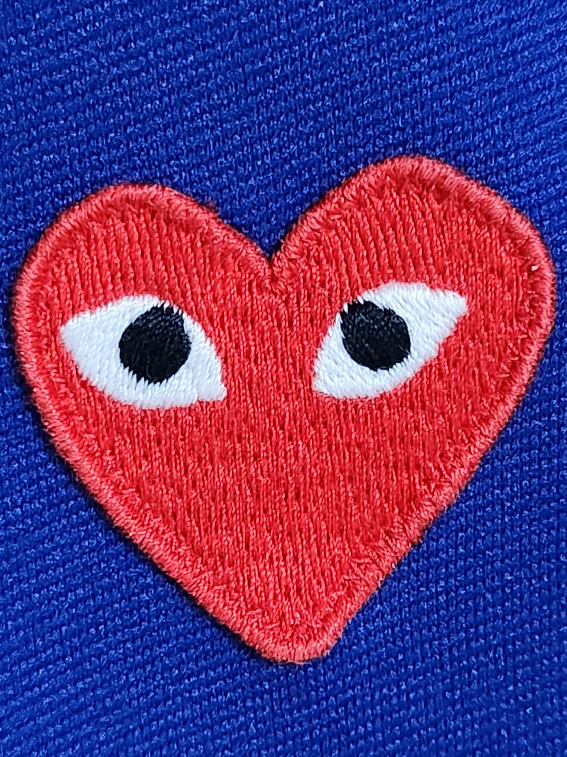 L 꼼데가르송 블루 레드와펜 남성 후드집업 AZ-T172 상품이미지3