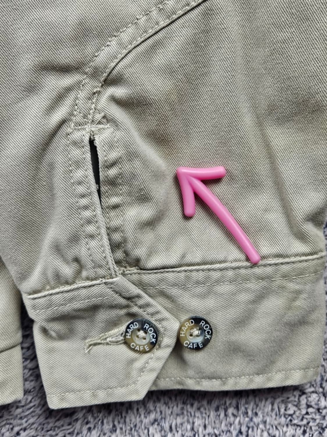 하드락카페 라스베이거스 코튼 블루종 자켓 ( XL ) / 10791 상품이미지8