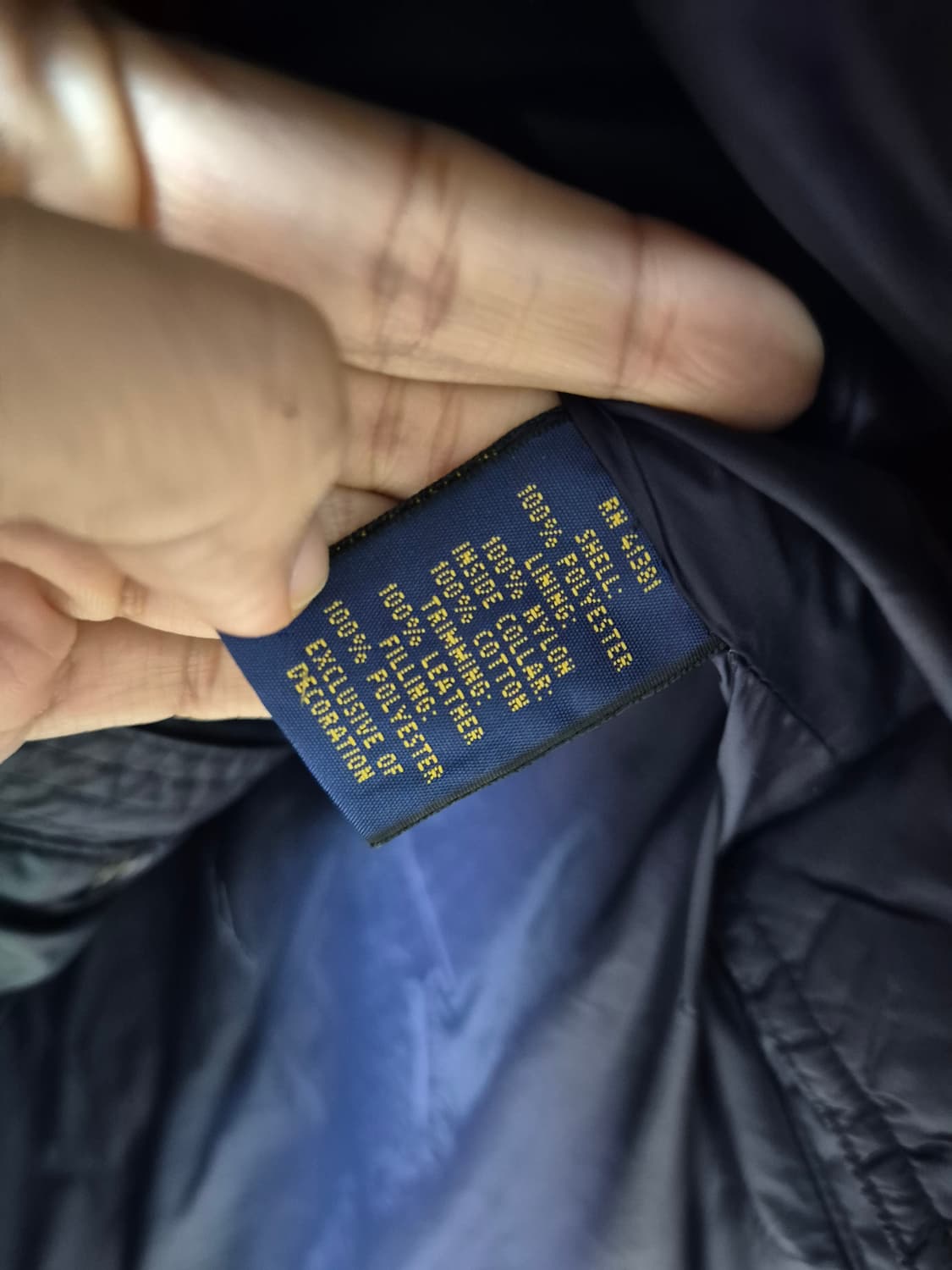 폴로 랄프로렌  블랙와치 타단 체크 패딩 조끼 라지 남성 상품이미지9