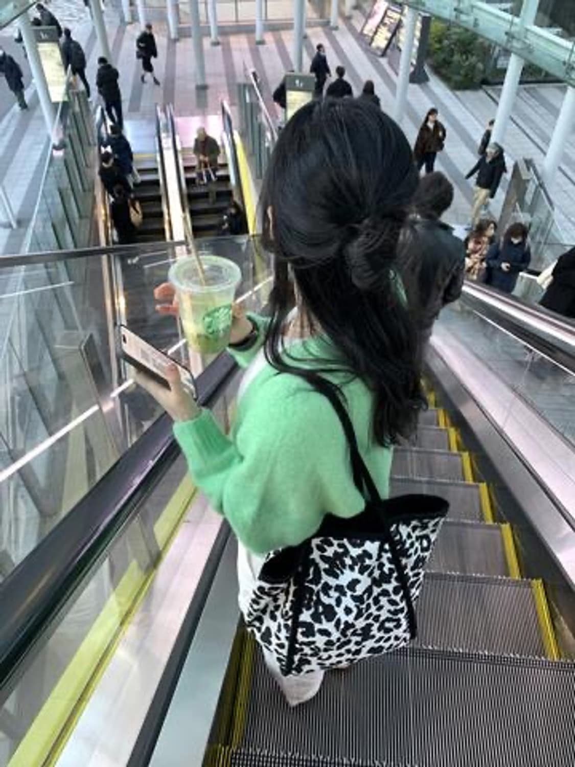 아우스디오 [리버시블/ 미니] 호피 쇼퍼백 상품이미지9