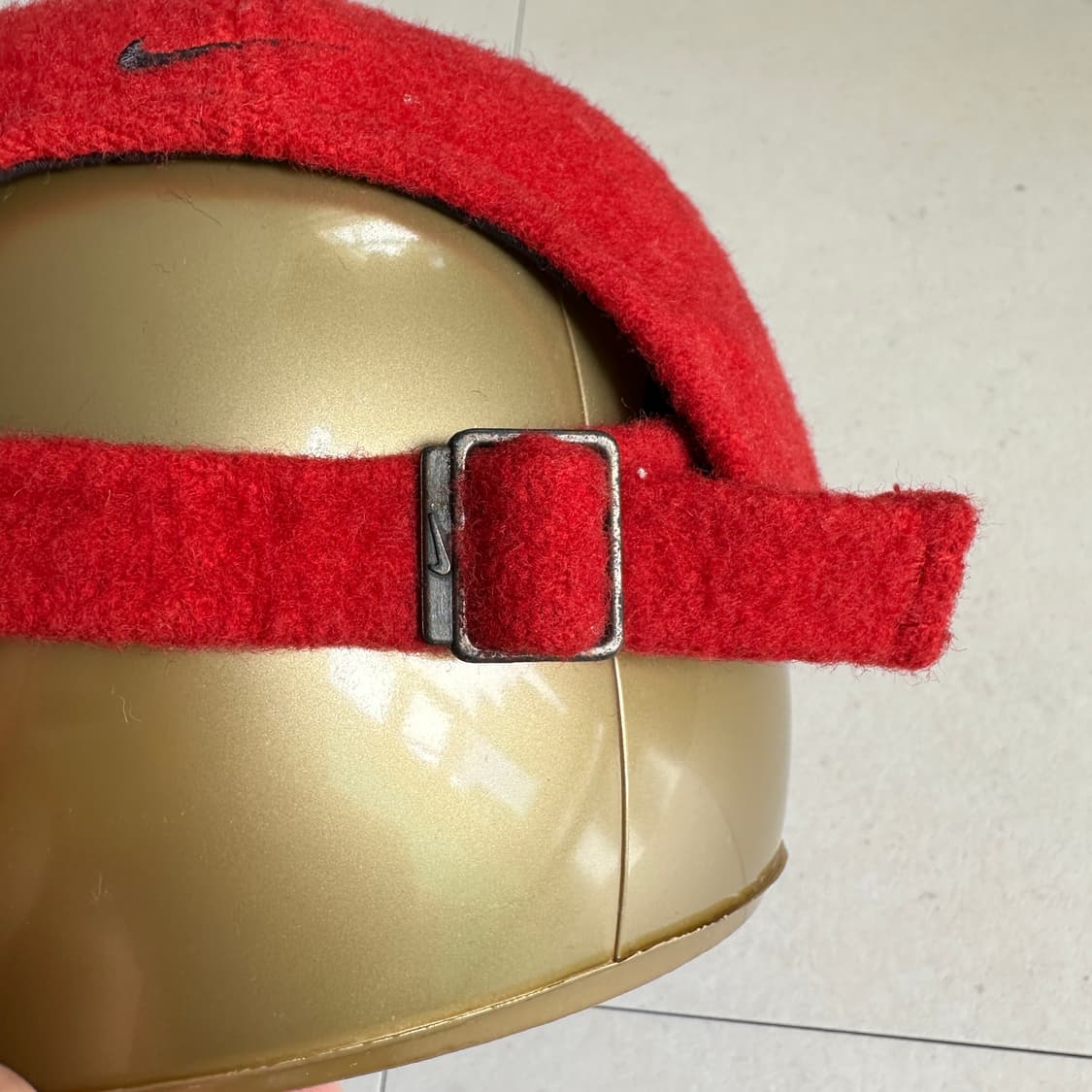 90년대 나이키 빈티지 울 혼방 캡 레드 (F9YSK)  상품이미지4