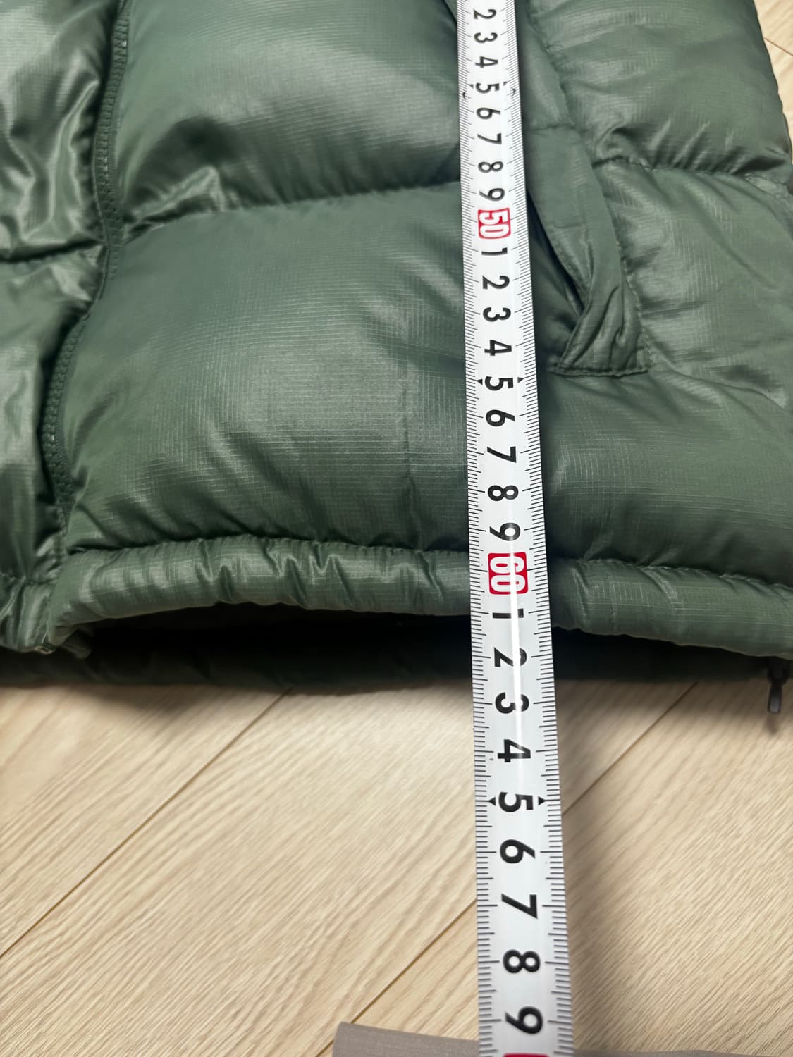 노스페이스 카키 눕시 패딩 90 상품이미지5