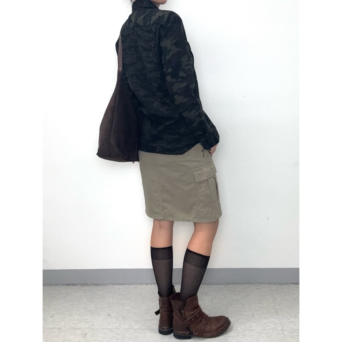 빈티지 카모 셔츠 y2k 상품이미지4