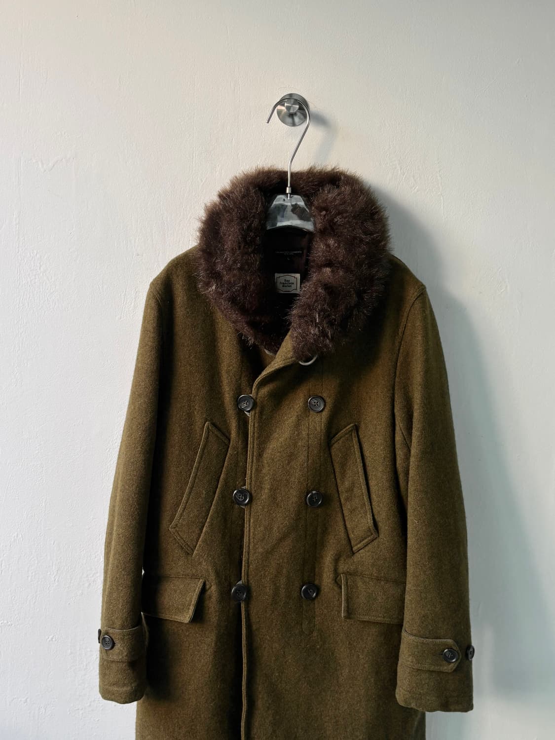 엔지니어드 가먼츠 올리브 울 매키노 코트 상품이미지2