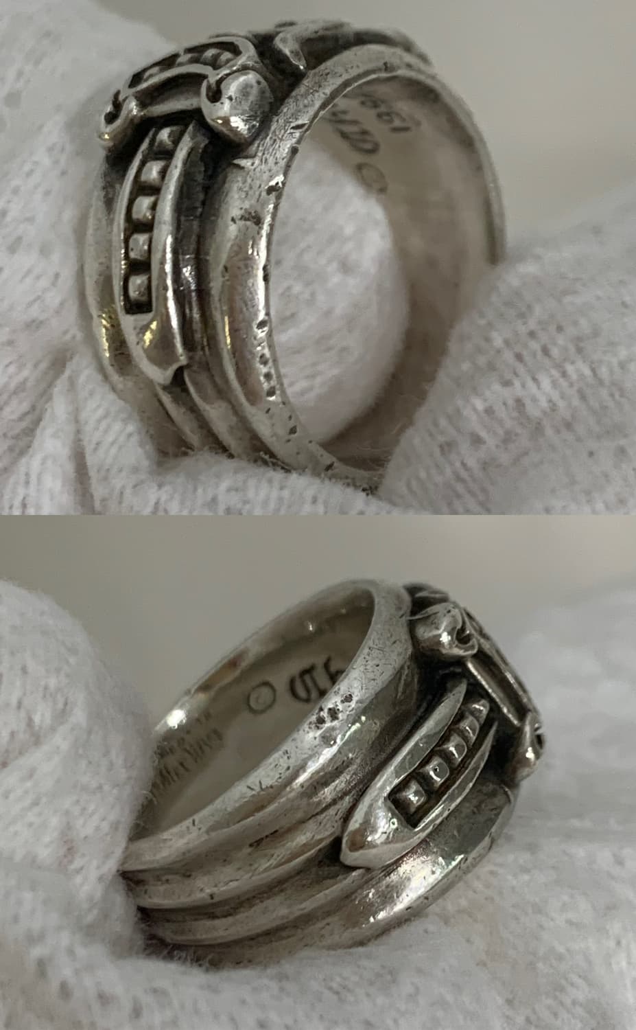 [국내 17호] 크롬하츠 대거링 실버 은 반지 상품이미지3