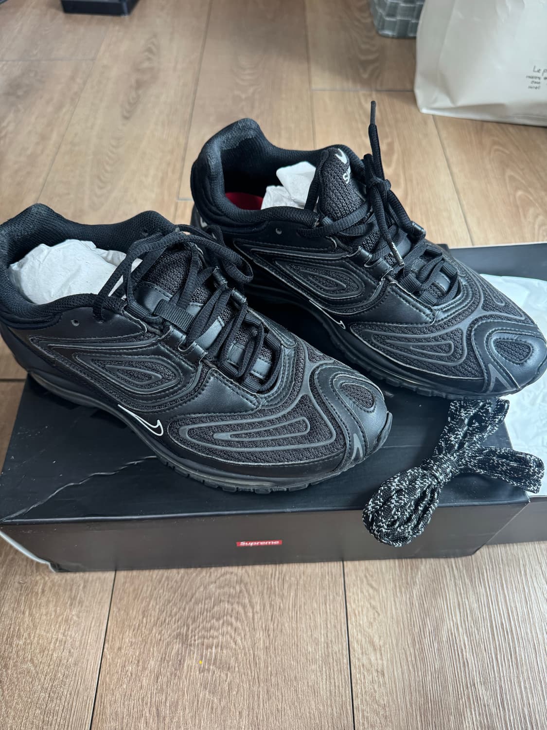 나이키x슈프림 에어맥스 98 tl 블랙 270 상품이미지3