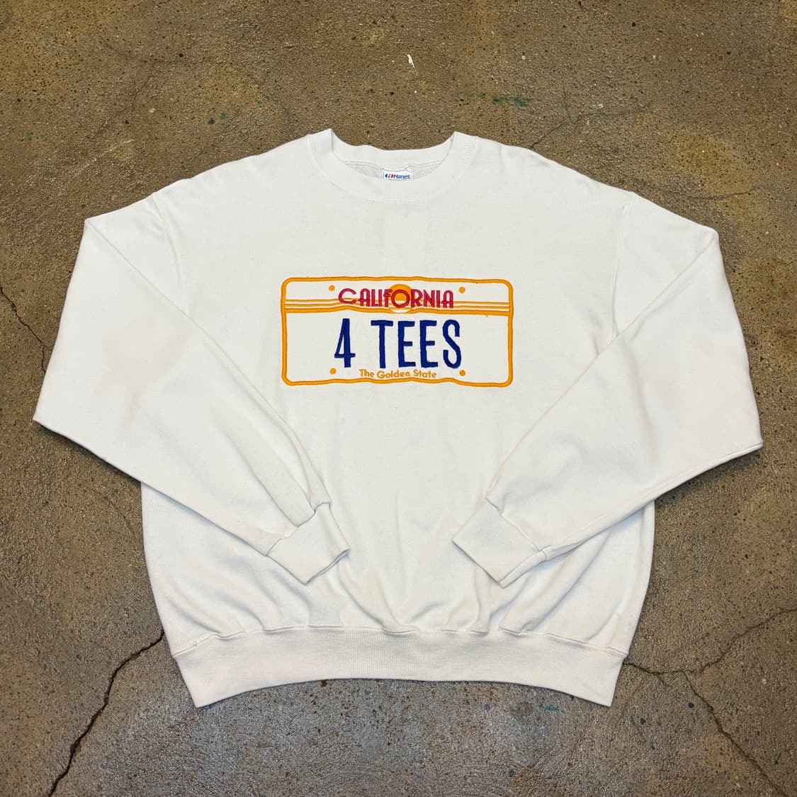 90s Made in USA 미국 빈티지 헤인즈 캘리포니아 맨투맨 상품이미지1