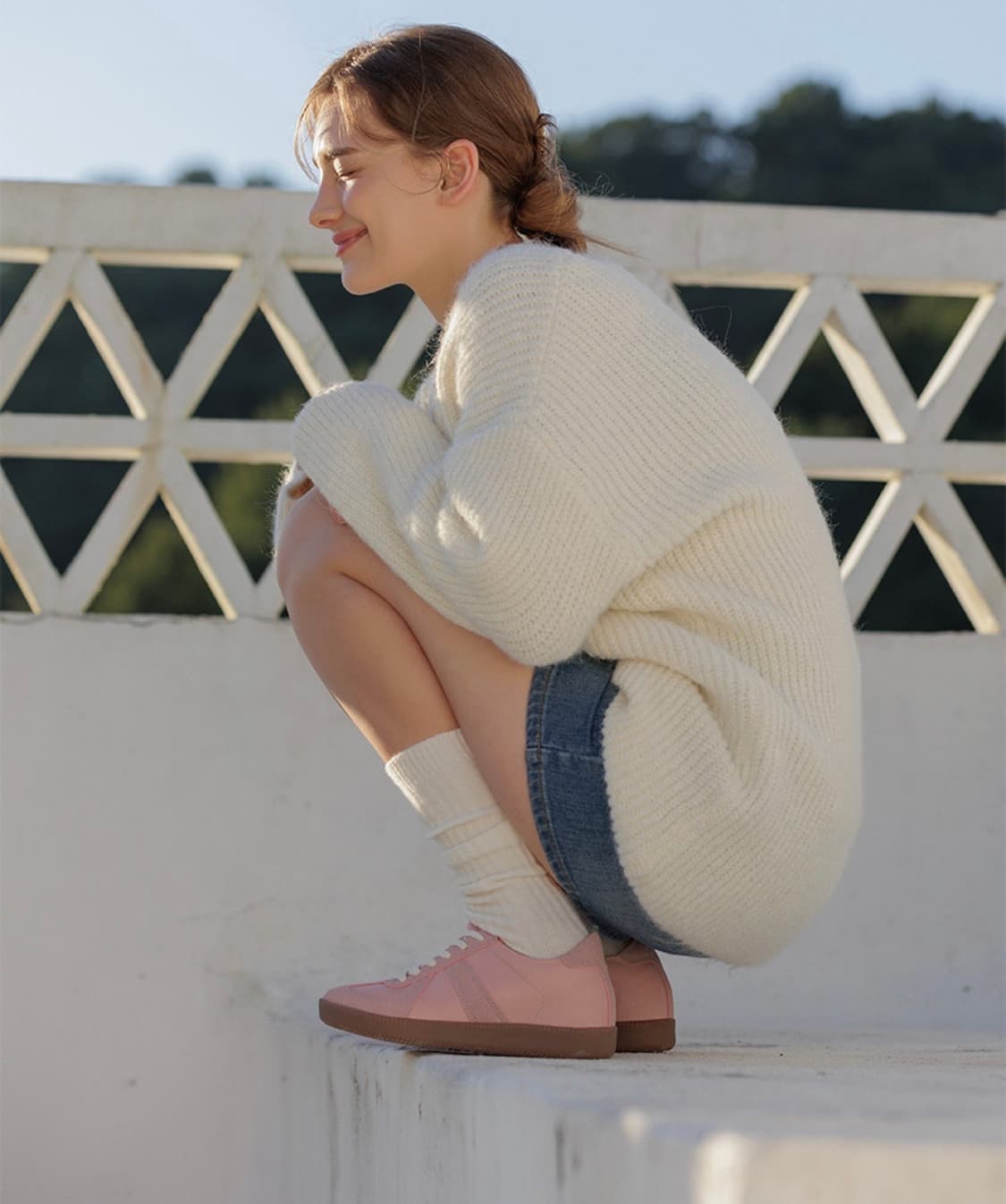 디퍼슈 쿠바 스니커즈 빈티지핑크 상품이미지5