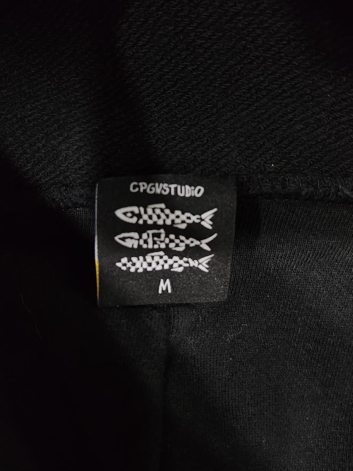 CPGN STUDIO 자수 후드티 블랙 남성 95~100사이즈 오버핏 상품이미지7