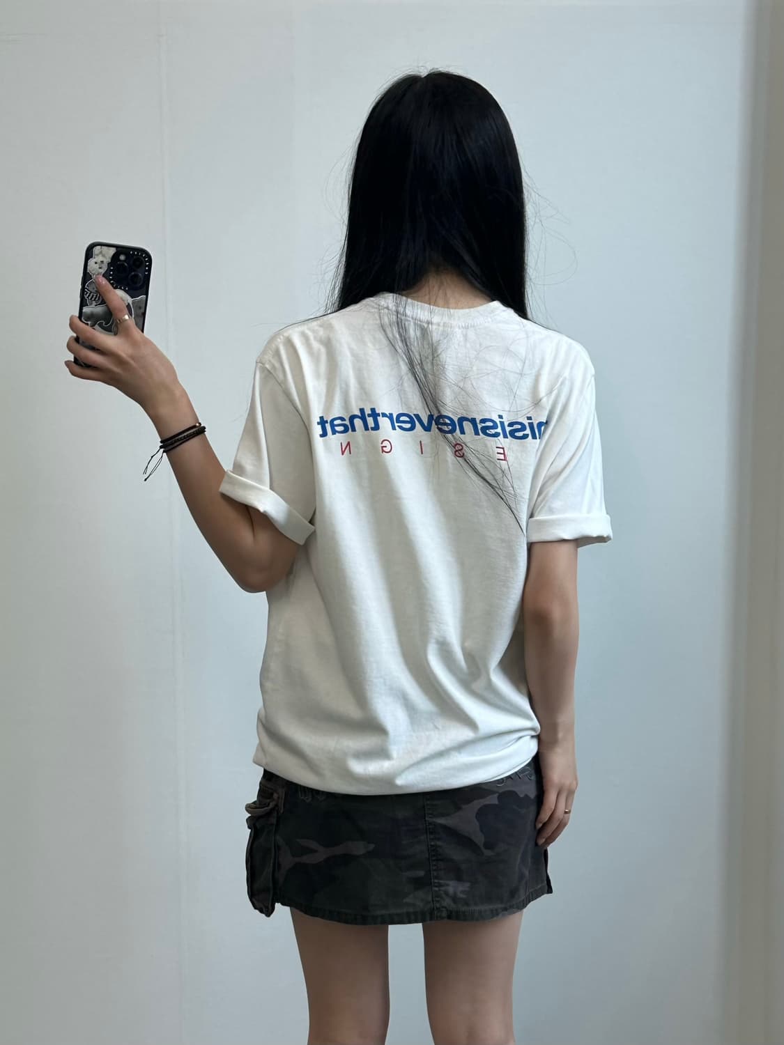 디스이즈네버댓 화이트 반팔 티셔츠 상품이미지1