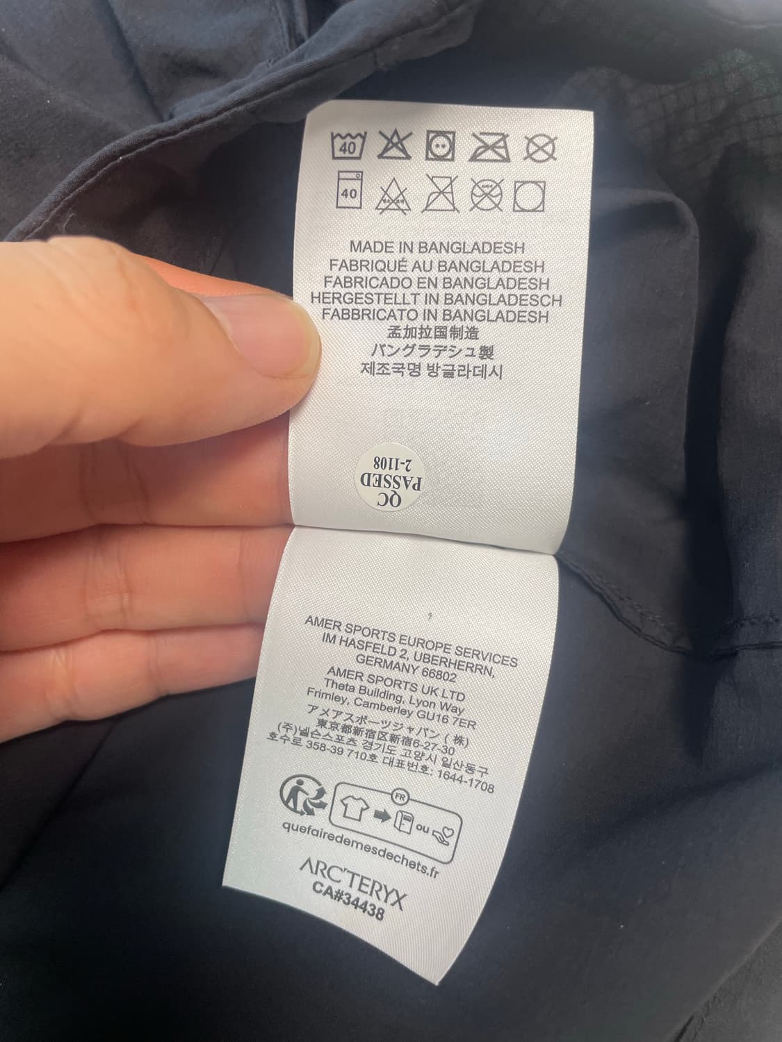 아크테릭스 스쿼미시 후디 블랙 색상 S 사이즈 상품이미지8