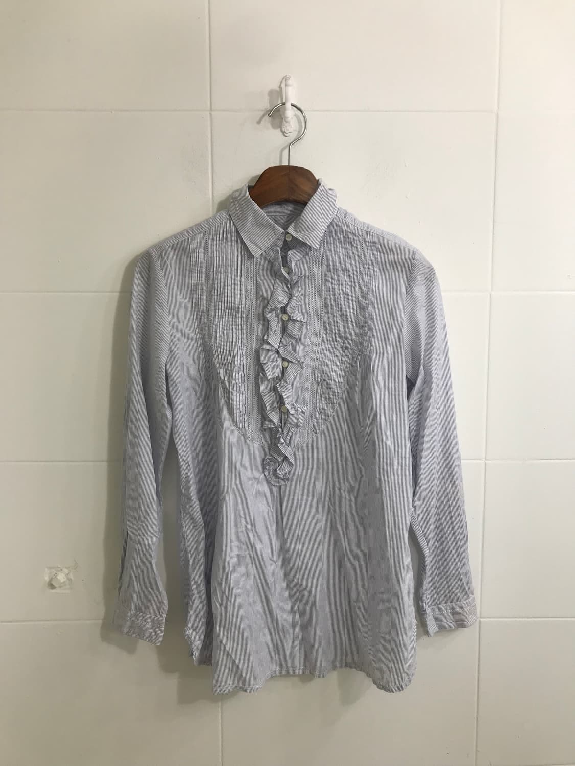 네이비 니혼진 프레피 떡볶이 코트 코디세트 상품이미지6