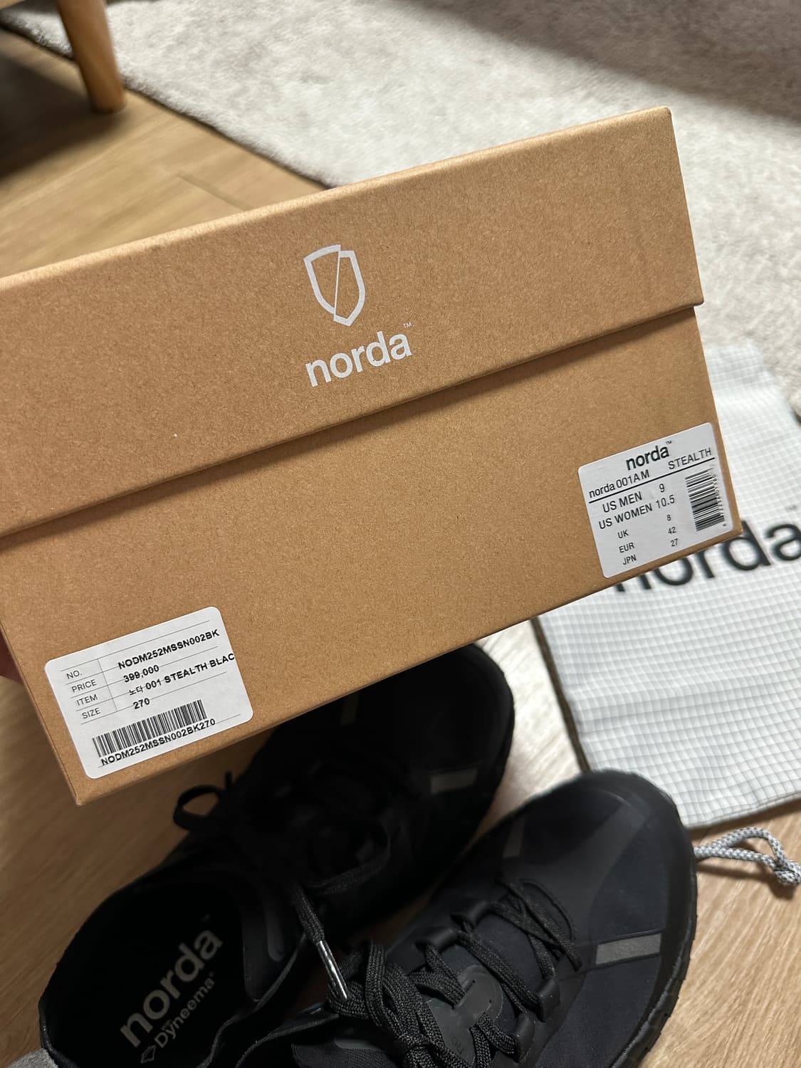 [270] 노다 Norda 001/A 스텔스 블랙 상품이미지5