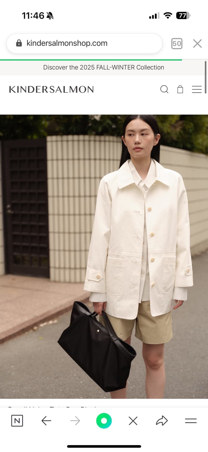 킨더살몬 포셀 나일론 토트백  상품이미지4