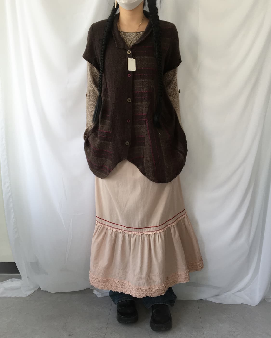 Frill pink skirt 상품이미지5