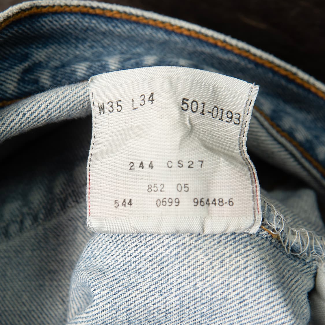 [33] 90s 리바이스 USA 메이드 501 데님팬츠 MB-1333  상품이미지10