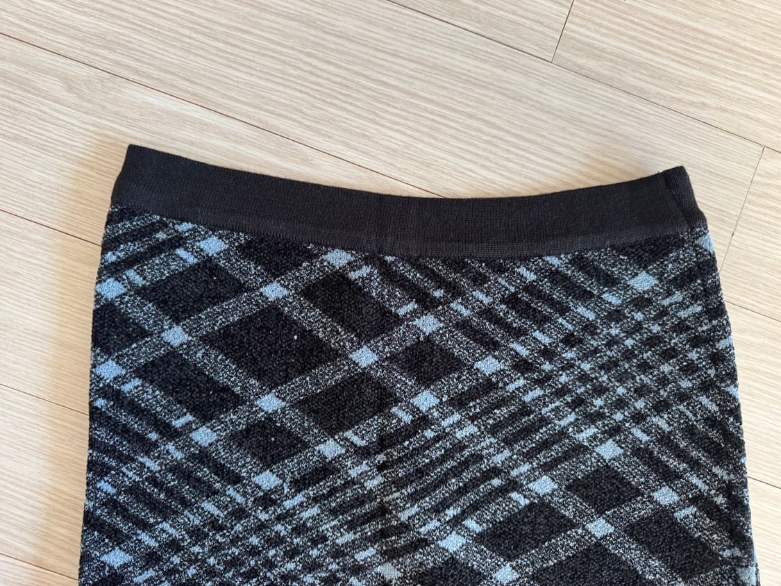 더오픈프로덕트 체크 니트 스커트 상품이미지5