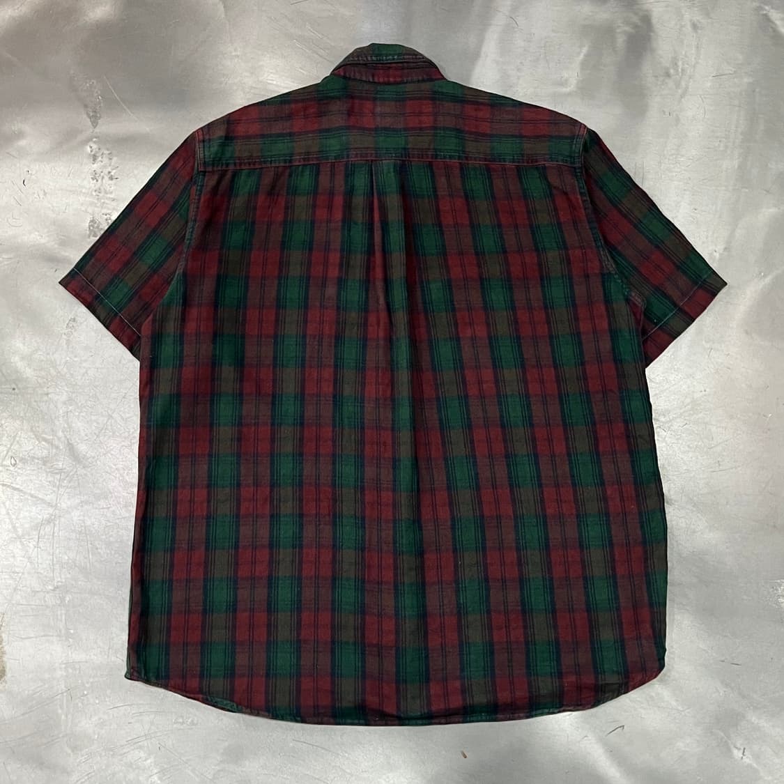  엘엘빈 플란넨 체크 하프 셔츠 y16213 상품이미지2