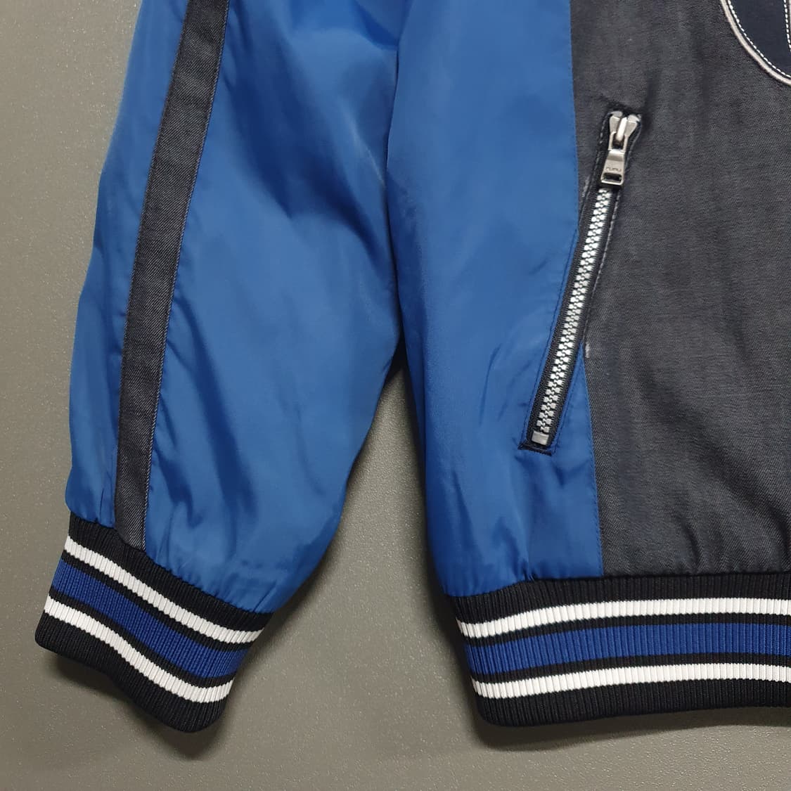 실측 XL) 후부 FUBU 힙합 빅로고 올드스쿨 스타디움 자켓 누빔 점퍼 상품이미지4