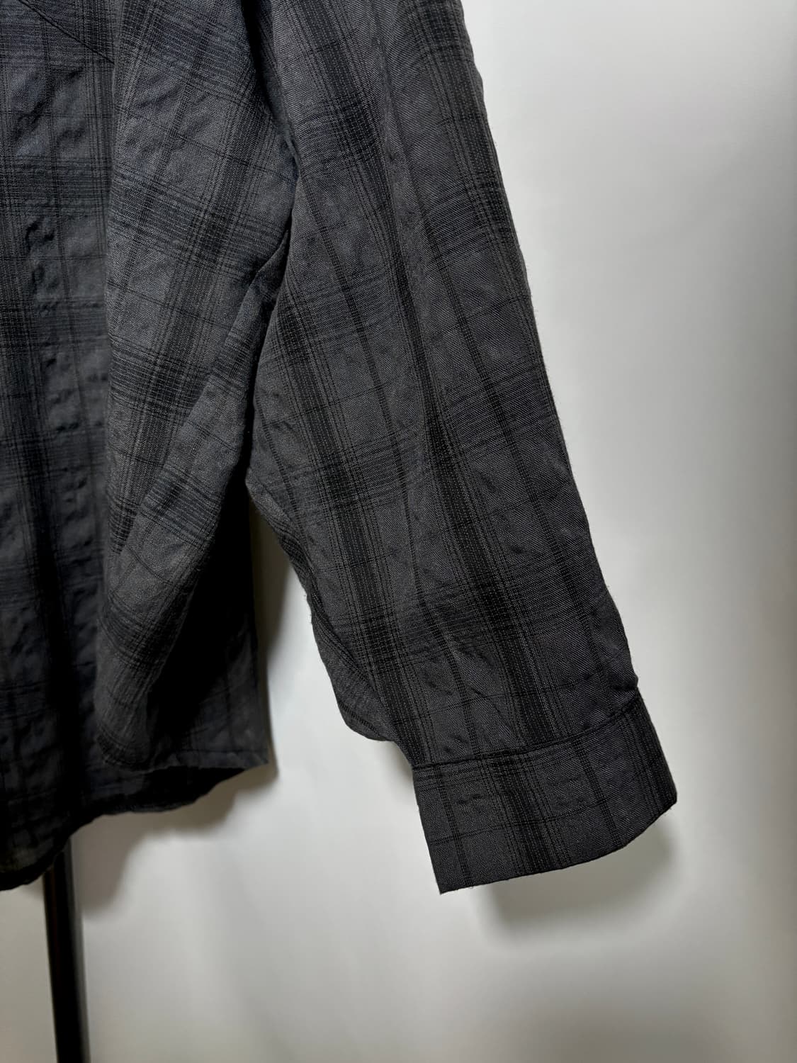 black checkered shirt 상품이미지5