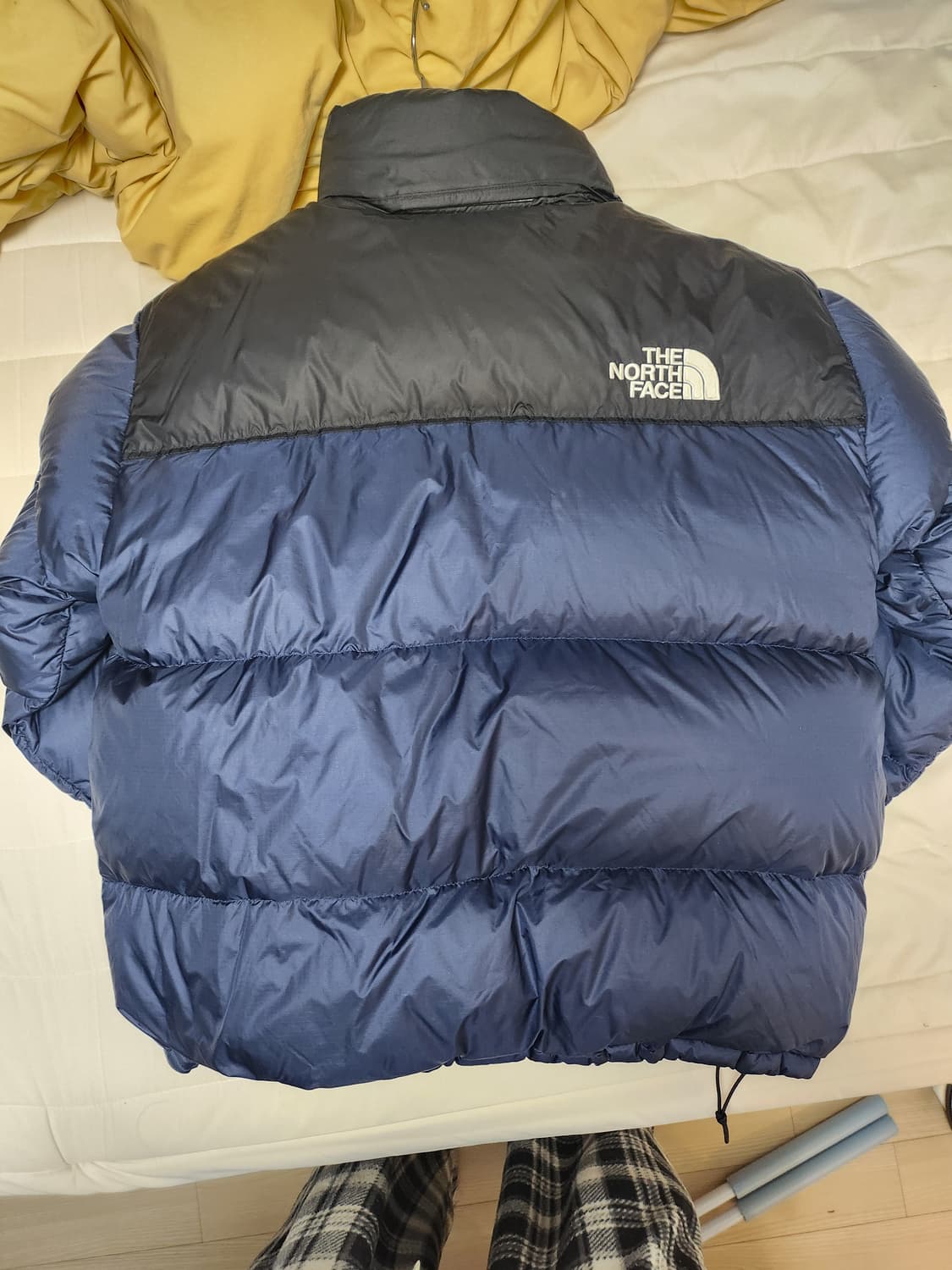 노스페이스 눕시 1996 패딩 네이비 105 새상품급 상품이미지2