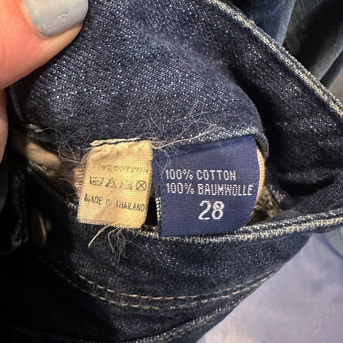 디젤 Y2K 슬림 부츠컷 데님팬츠 위스커링 백스트랩 디테일 상품이미지8