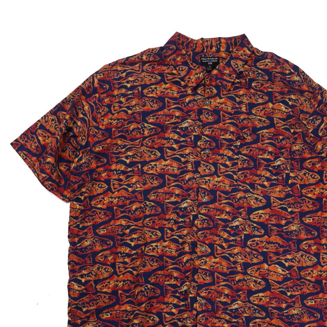 90’s USA Polo Jeans  Pattern Half Shirt  상품이미지2