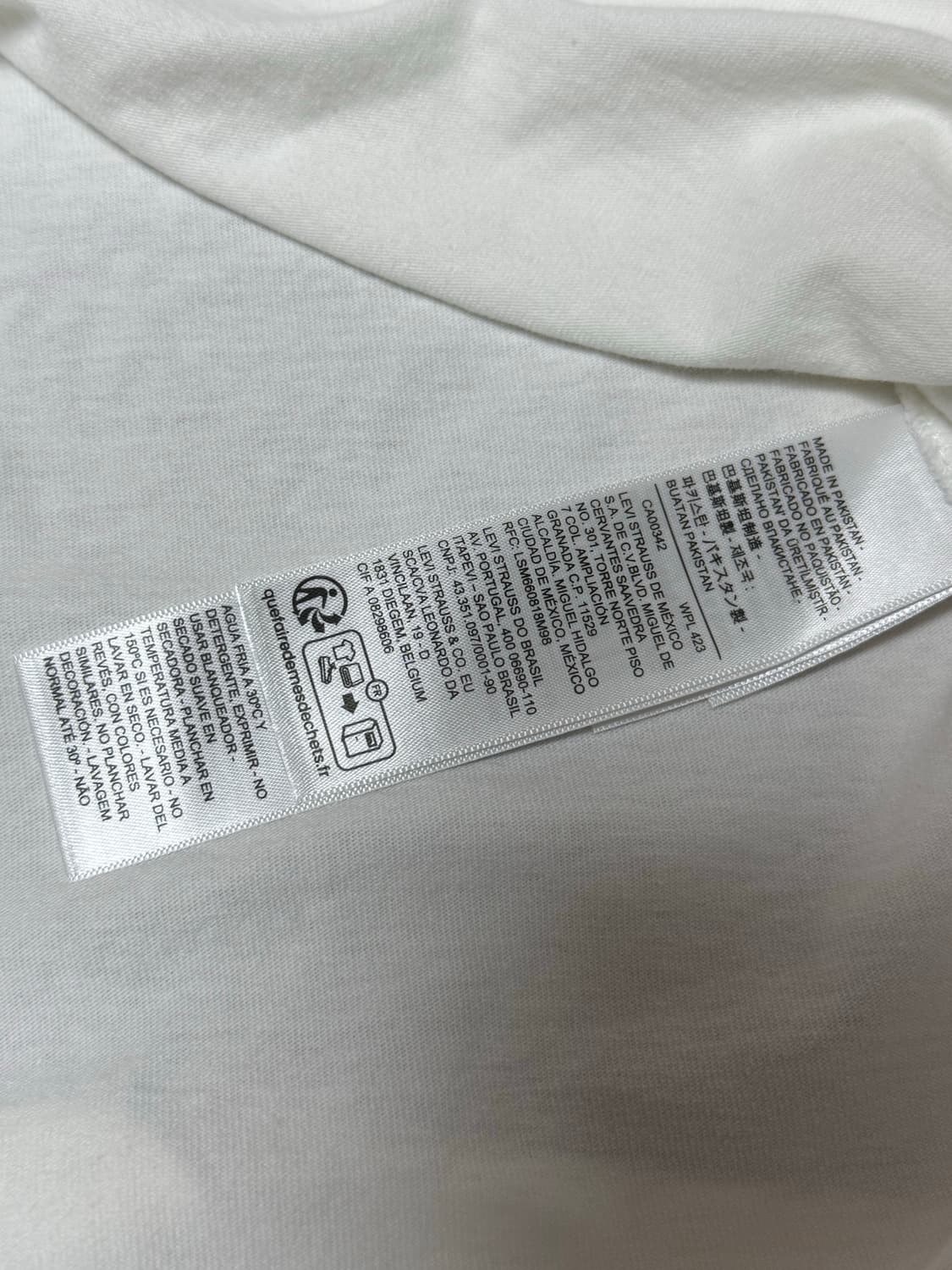 공식 리바이스 X 오아시스 유니언잭 티셔츠 상품이미지6