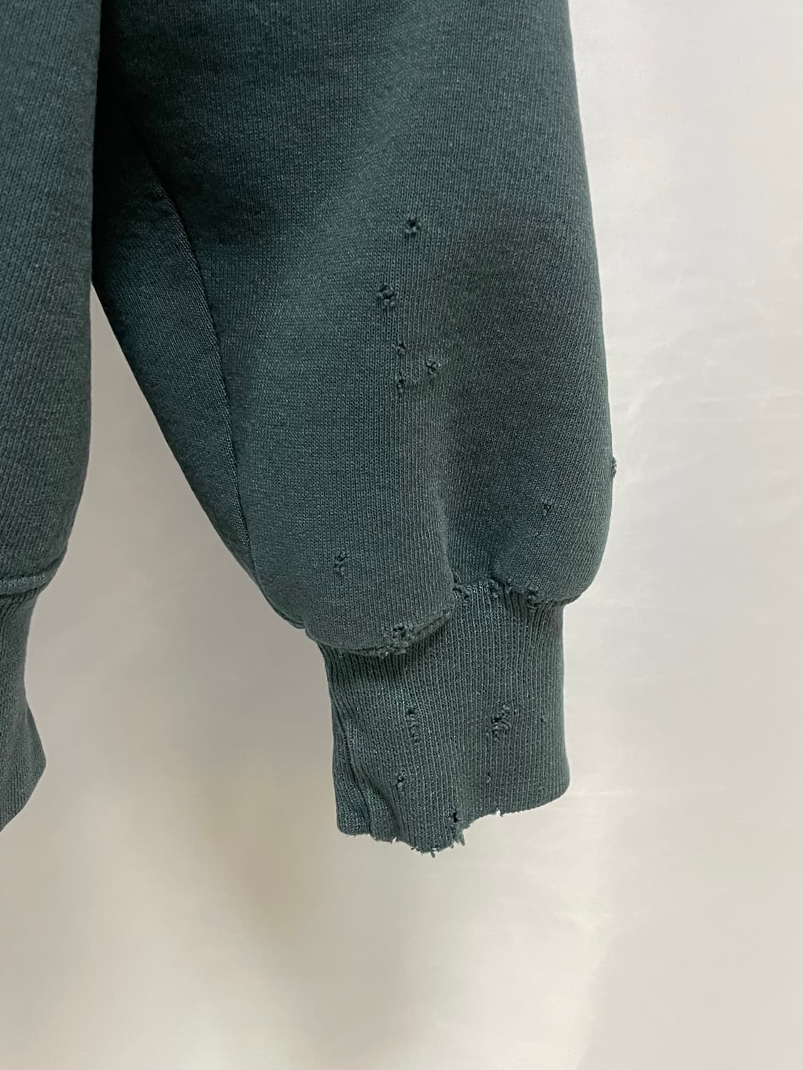 [D.O Vtg] 90s 러셀 50/50 후드 집업 다크 그린(XXL) 상품이미지5