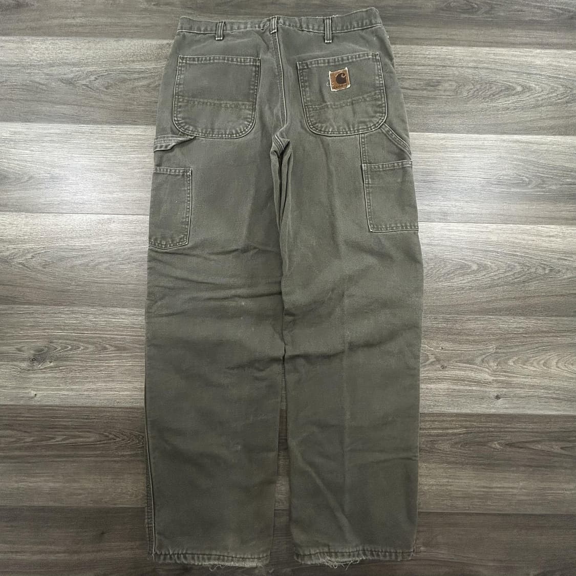 칼하트 빈티지 카펜터 더블 니 플란넬 워크팬츠 상품이미지5