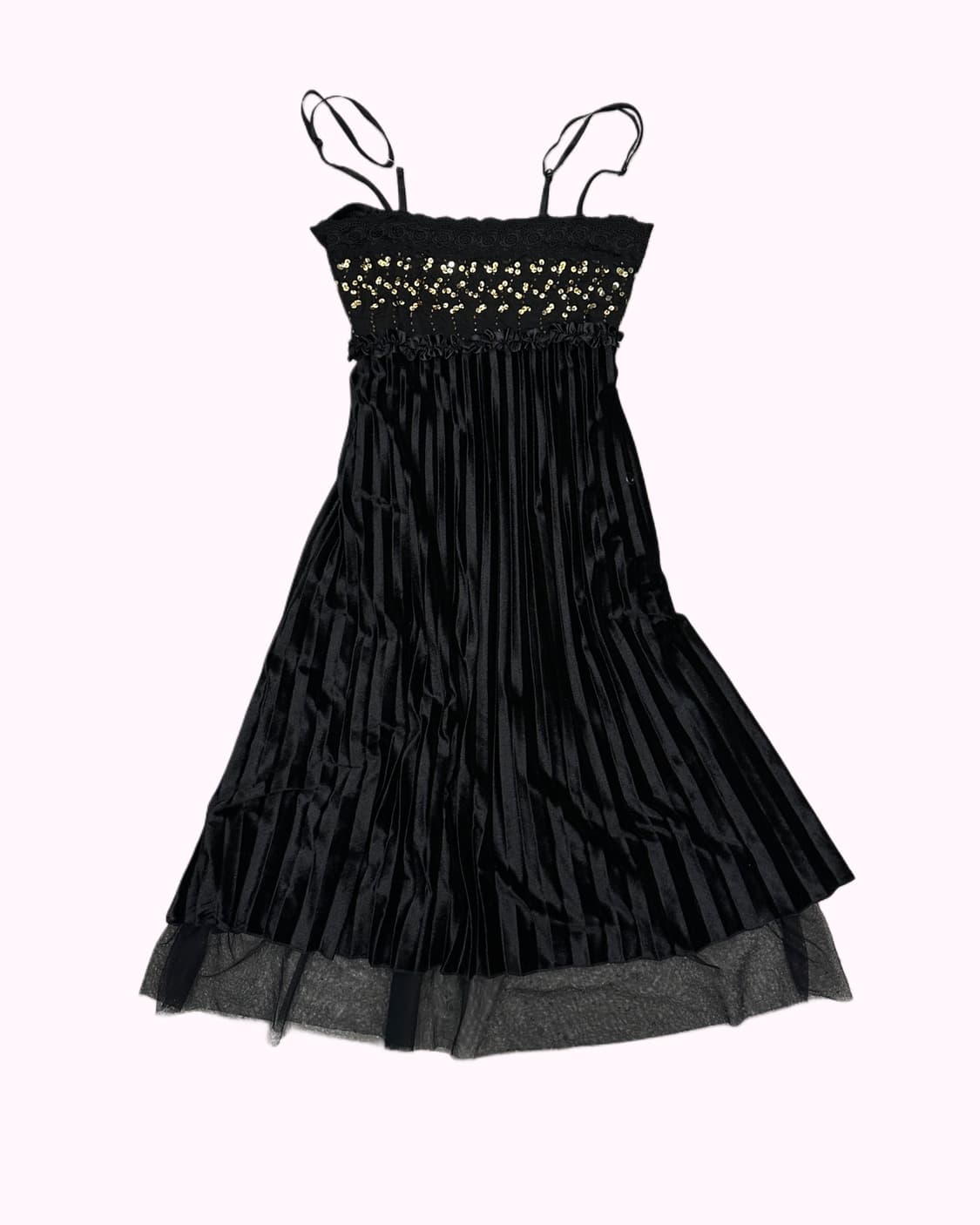 spangle detail pleats dress 상품이미지1