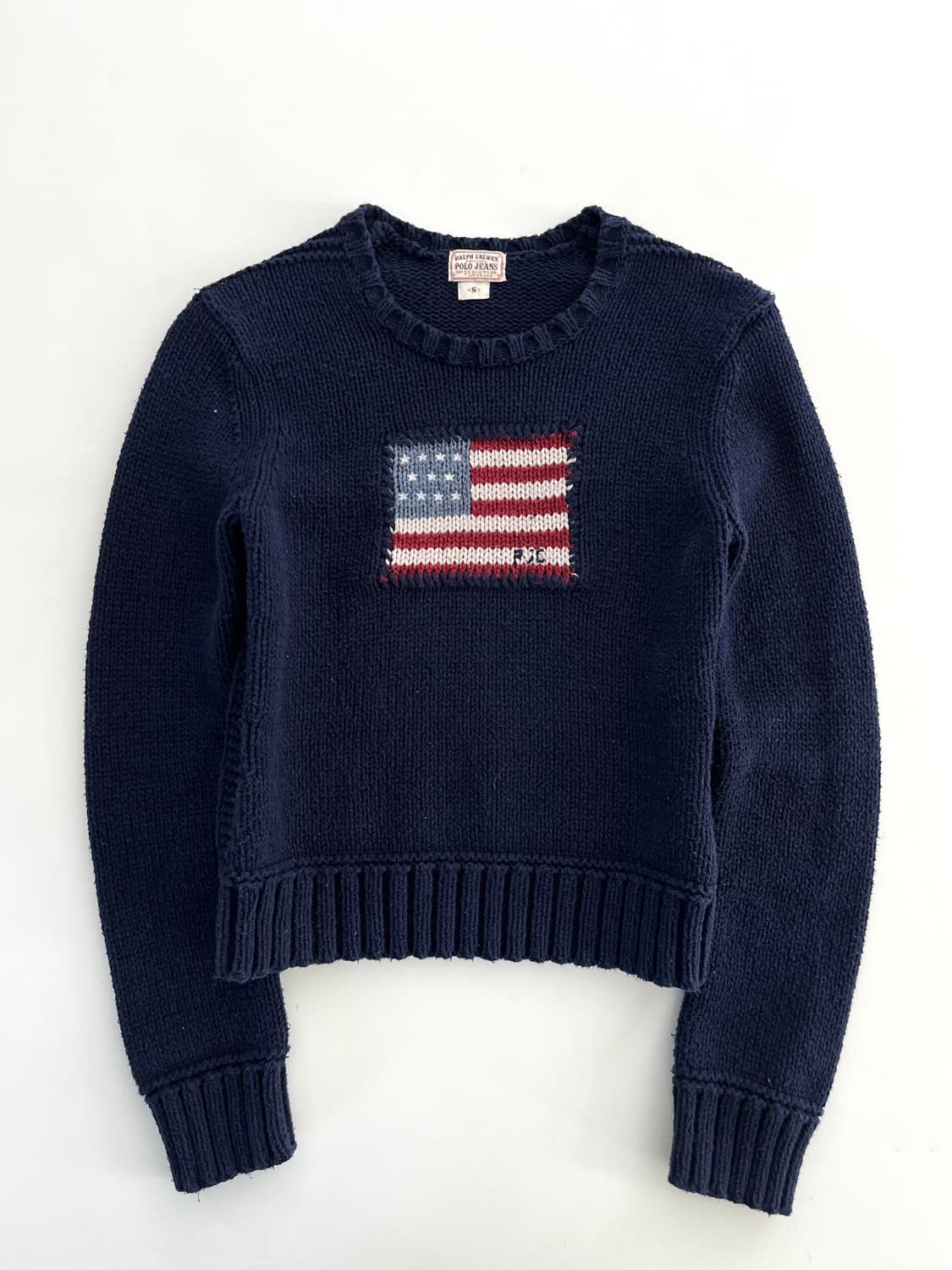 Polo 폴로 랄프로렌 진스 우먼라인 성조기 니트 상품이미지3